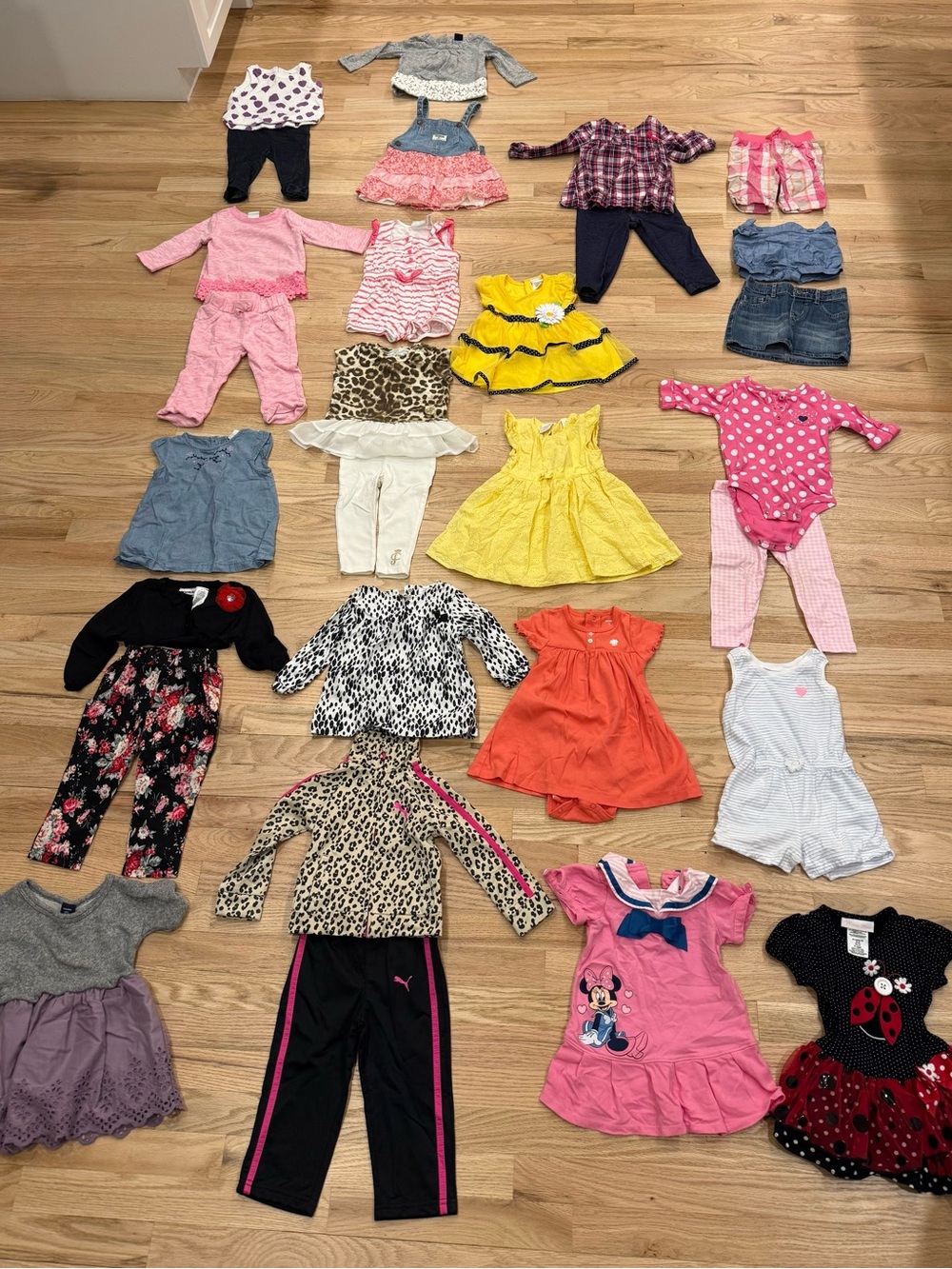 Baby Sz 12/12-18 Lot - Gap, Osh Kosh, Puma, Disney, Juicy, First Impressions etc